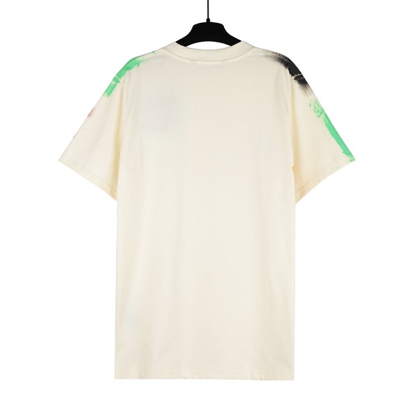 Palm Angels Cream Tee with Colorful Accents - Picture 6 of 6